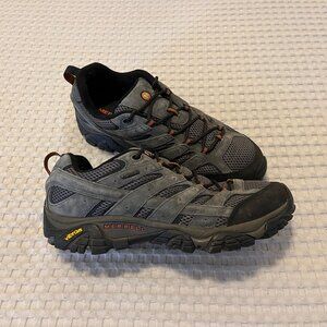 Merrell Moab Low Waterproof Hiking Shoes Boots - Men's 12 - Beluga